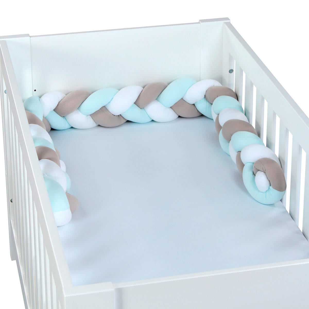 NESTCHENSCHLANGE  200/13/13 cm   - Beige/Weiß, Basics, Textil (200/13/13cm) - Babybay