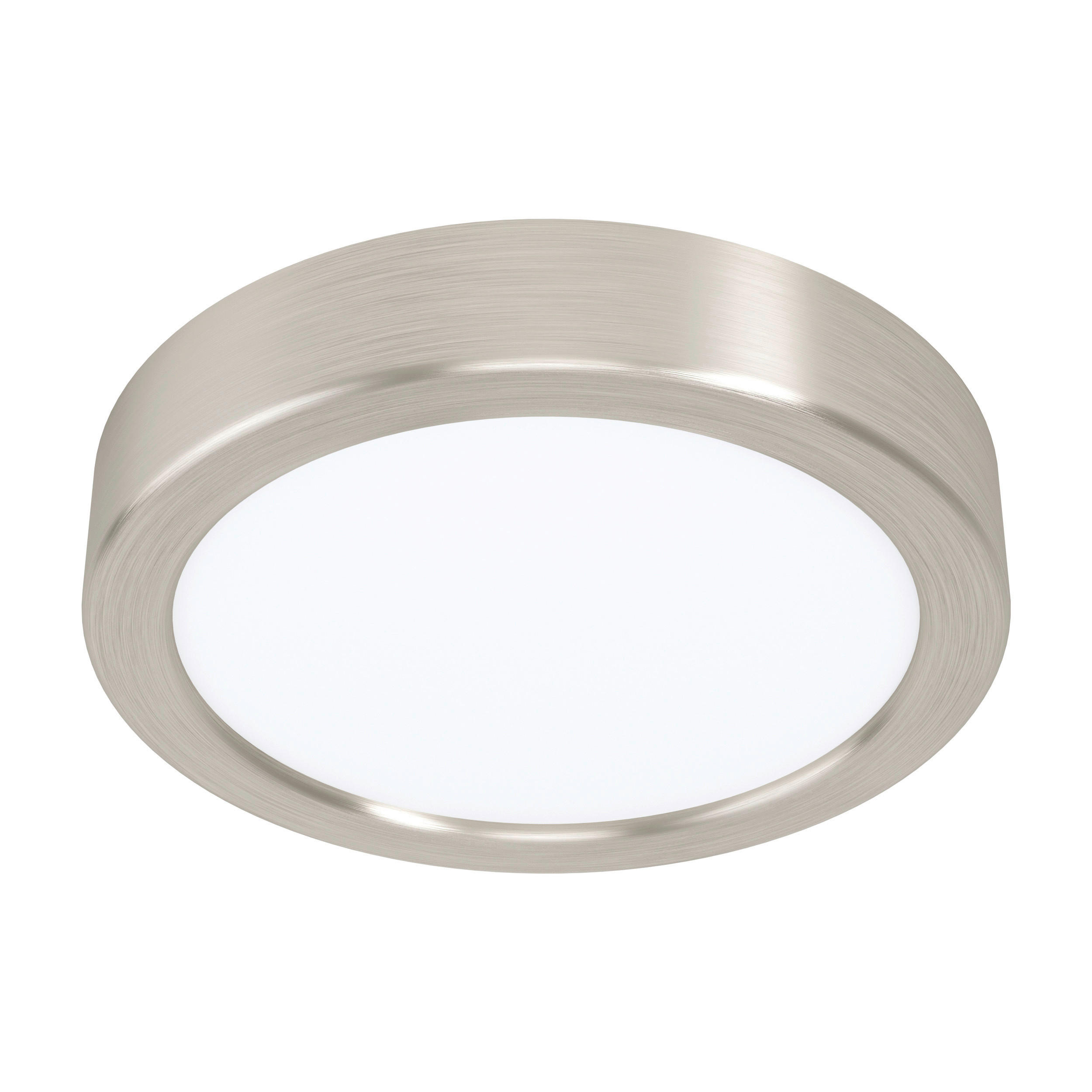 LED-DECKENLEUCHTE Fueva 16/2,8 cm   - Chromfarben/Weiß, Design, Kunststoff/Metall (16/2,8cm) - Novel