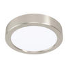 LED-DECKENLEUCHTE 11 W  16/2,8 cm    - Chromfarben/Weiss, Design, Kunststoff/Metall (16/2,8cm) - Novel