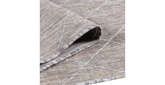 In- und Outdoorteppich 80/150 cm Zagora  - Beige/Grau, Basics, Textil (80/150cm) - Novel