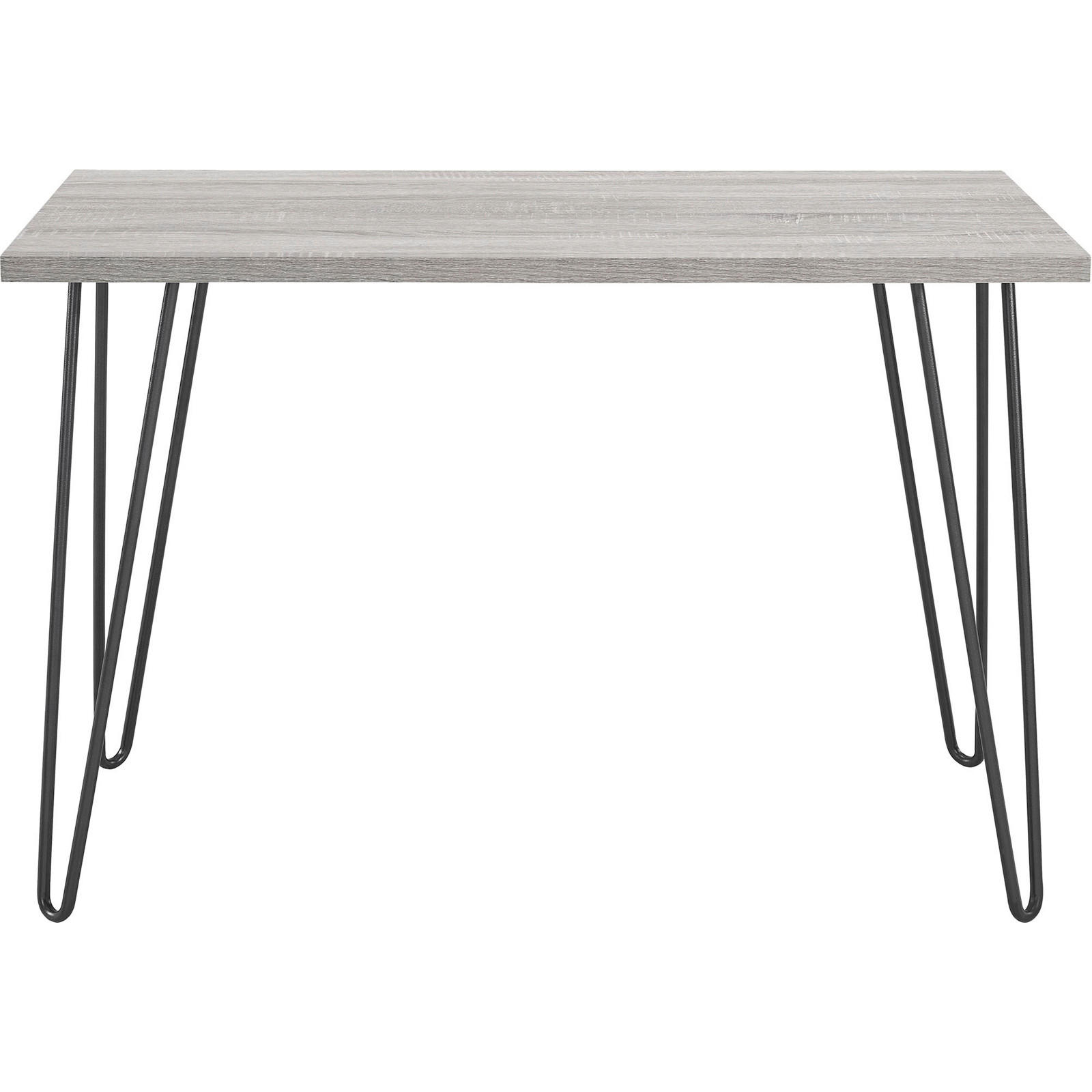ESSTISCH in Metall, Holzwerkstoff 100/49/70 cm  - Grau, Design, Holzwerkstoff/Metall (100/49/70cm) - MID.YOU