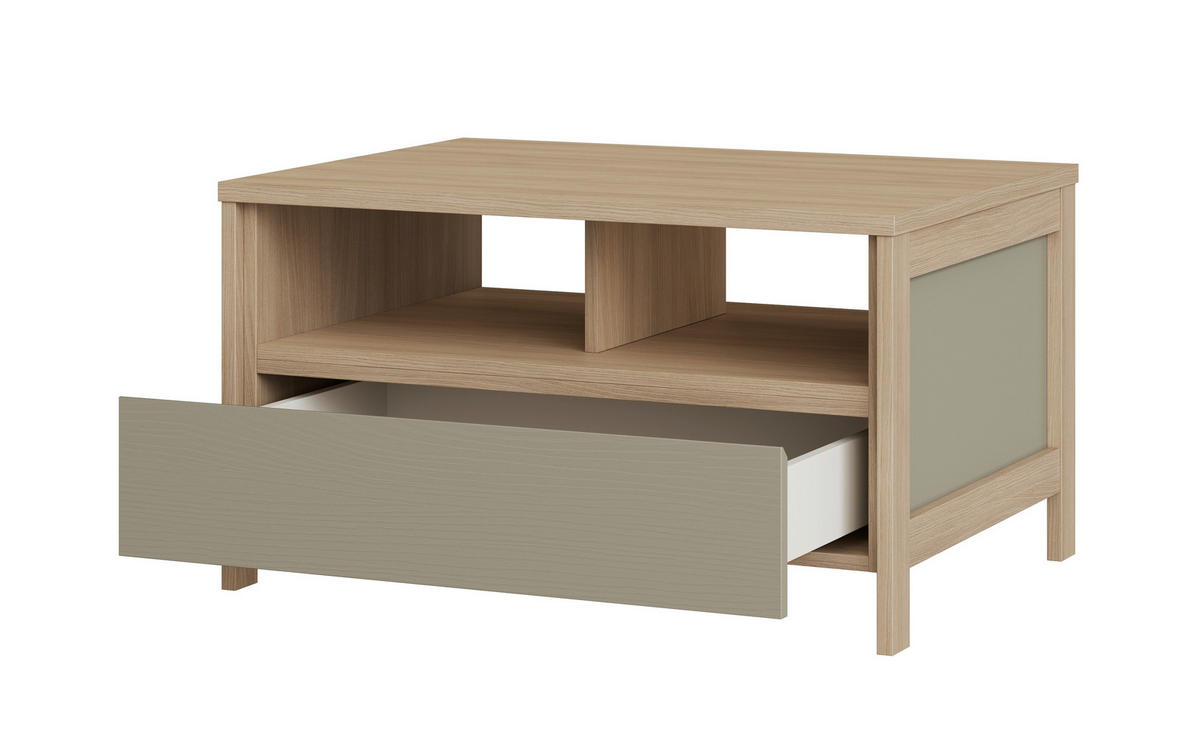 COUCHTISCH in Holzwerkstoff  - Eukalyptusholzfarben/Eichefarben, Design, Holzwerkstoff (80/46/60cm) - MID.YOU