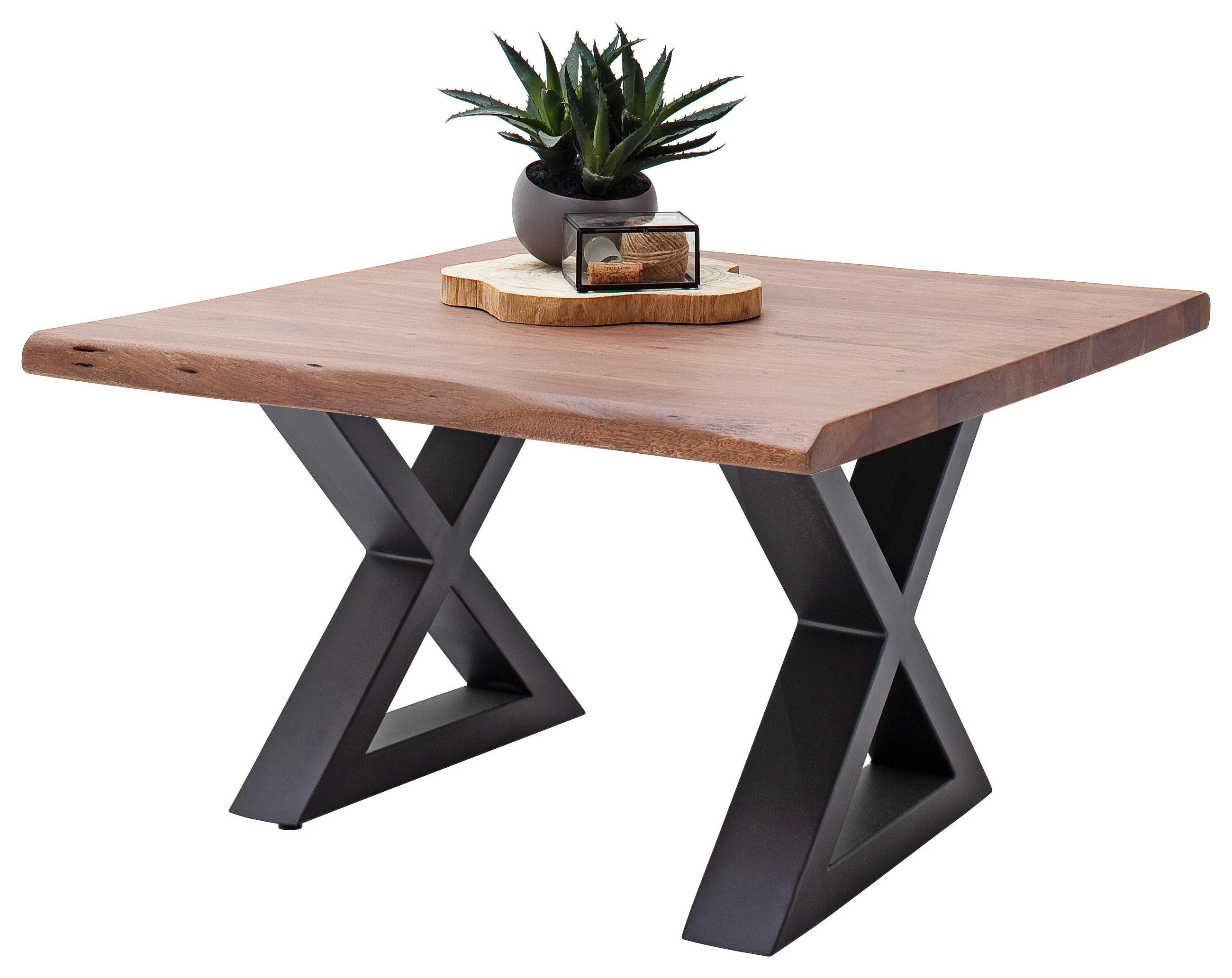 Couchtisch Holz Mit Massiver Tischplatte Cartagena, Akazie