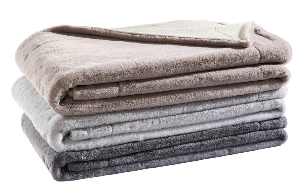 KRZNENA ODEJA  YUKON  150/200 cm       antracit  - antracit, Design, tekstil (150/200cm) - Novel