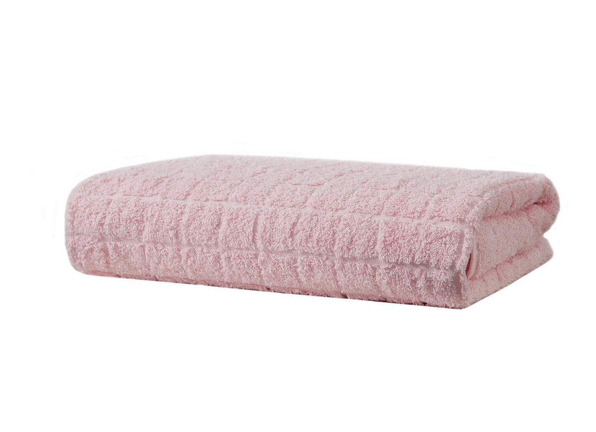 PEŠKIR ZA RUKE SQUARES  pink 40/60 cm  - pink, Konvencionalno, tekstil (40/60cm) - Boxxx