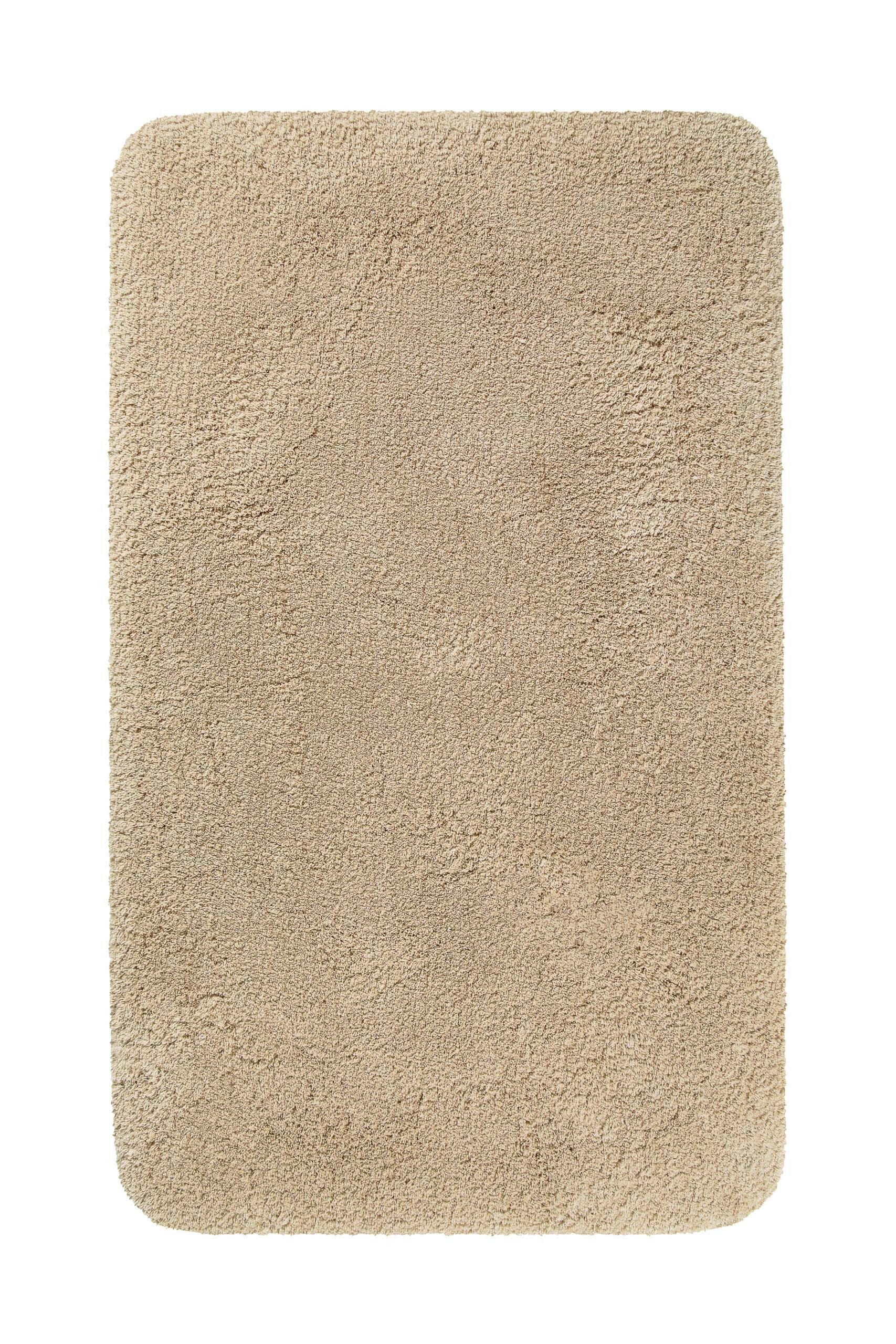 BADTEPPICH Beige, Cappuccino 60/100 cm  - Beige/Cappuccino, Basics, Kunststoff/Textil (60/100cm) - WECON HOME BASIC
