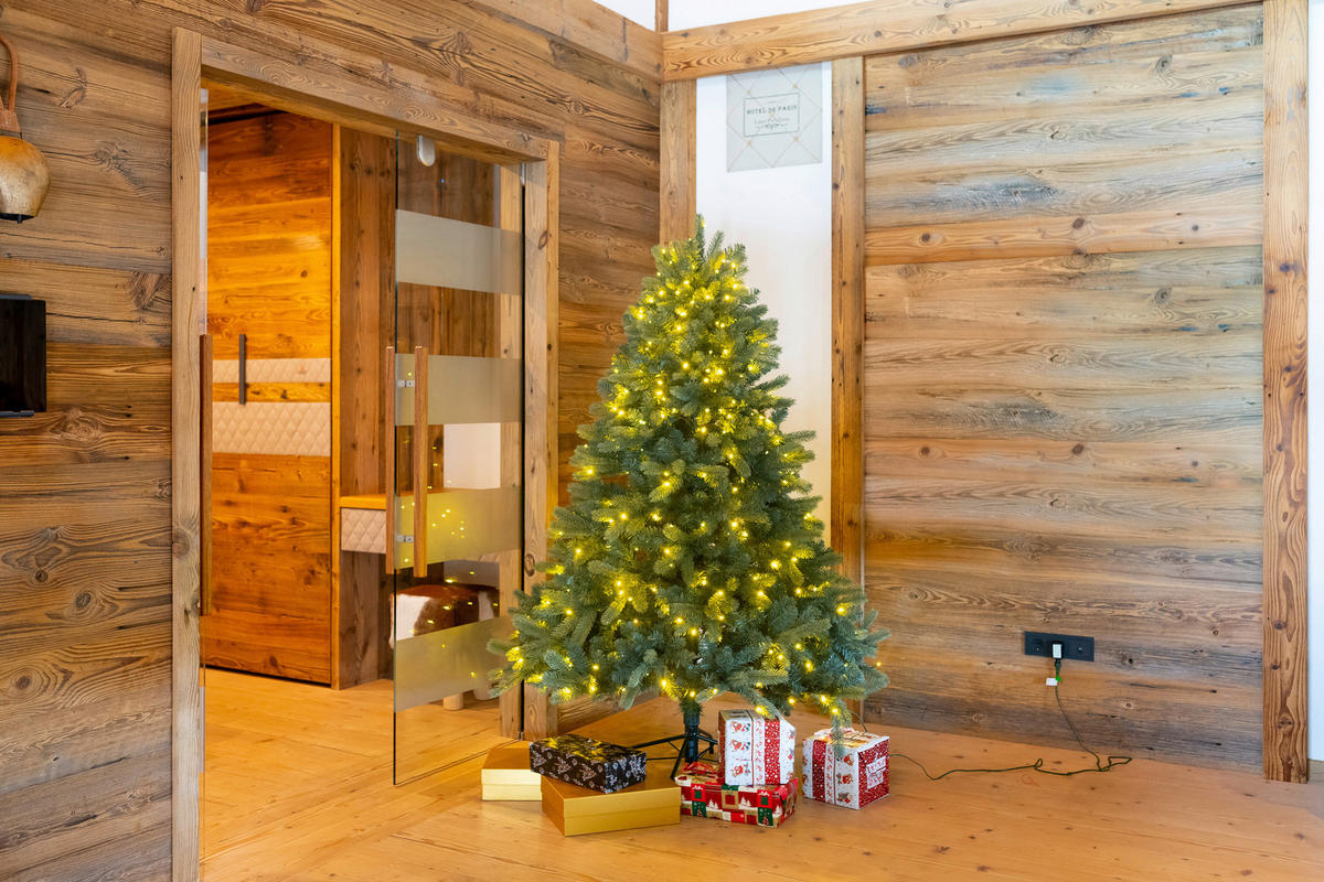 WEIHNACHTSBAUM 180 cm  - Grün, Basics, Kunststoff/Metall (180cm)