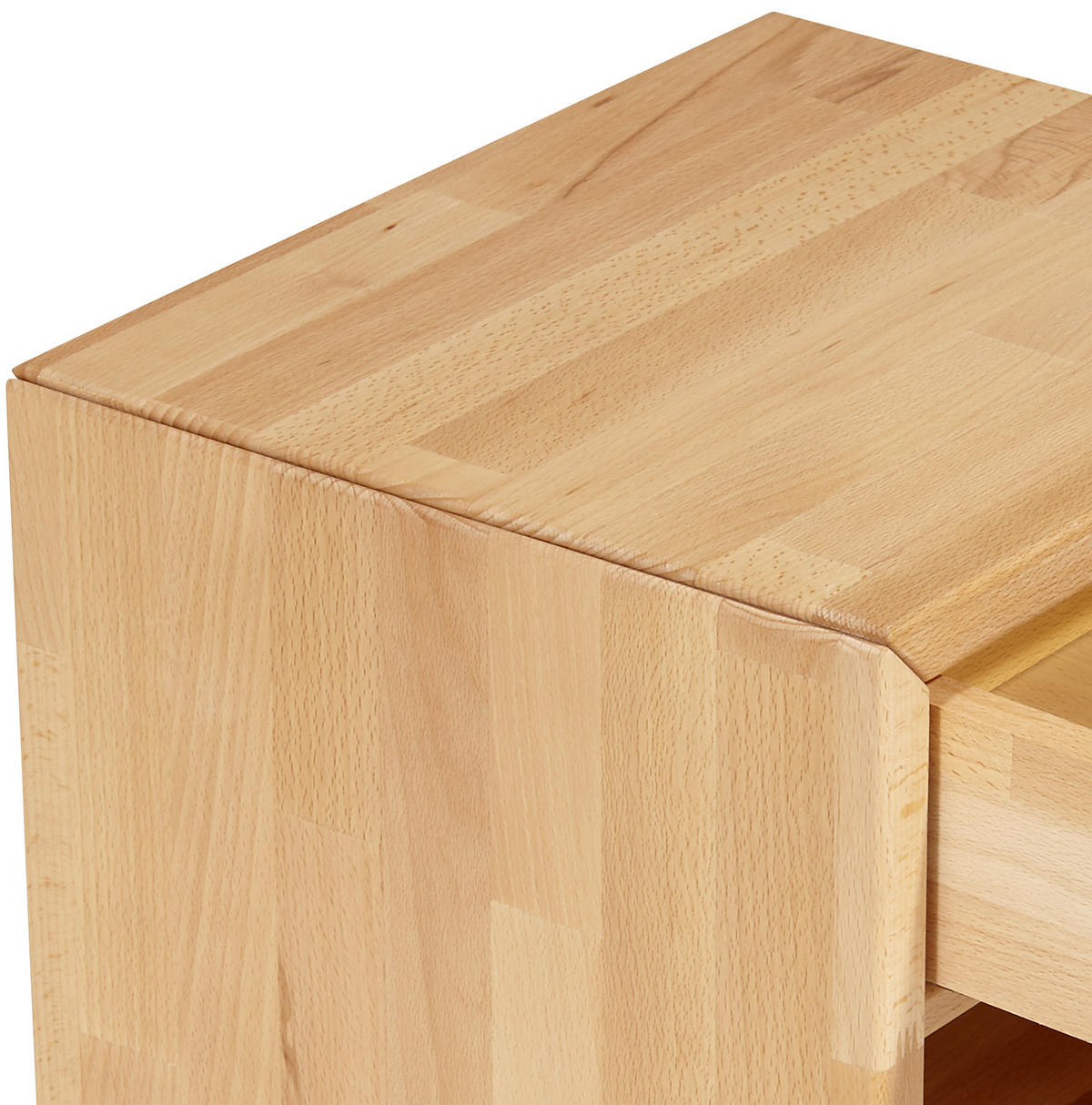 NACHTSCHRANK 40/40/33 cm Kernbuche massiv  - Kernbuche, KONVENTIONELL, Holz (40/40/33cm) - Boxxx