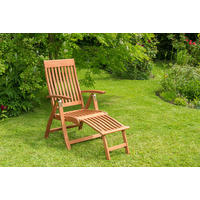 GARTENKLAPPSESSEL in Holz Naturfarben  - Naturfarben, ROMANTIK / LANDHAUS, Holz (62/110/114cm) - Gardenson
