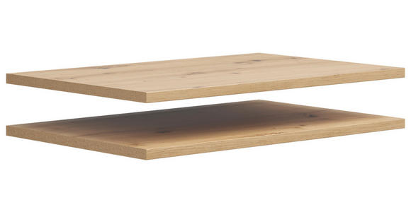 EINLEGEBODENSET 76,9/2,2/48 cm - Eiche Artisan, MODERN, Holzwerkstoff (76,9/2,2/48cm) - Carryhome