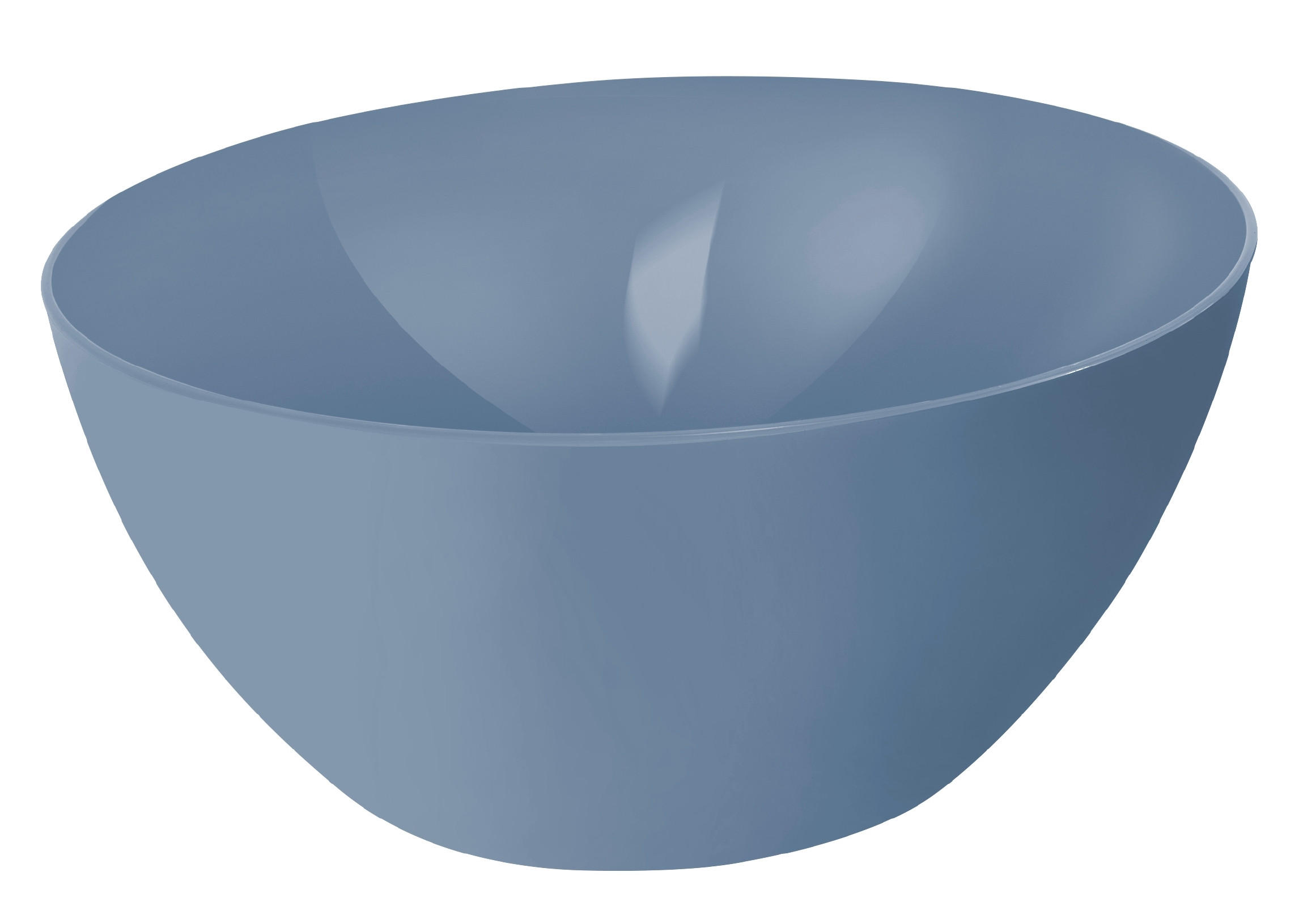 SCHÜSSEL CARUBA   - Blau, Basics, Kunststoff (34/34/15cm) - Rotho
