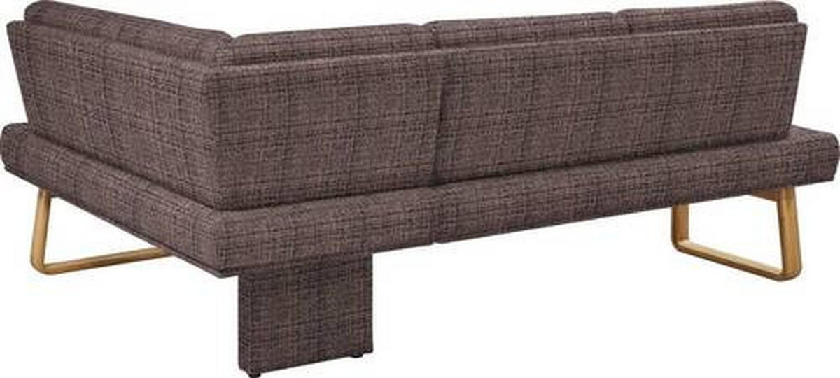 ECKBANK 240/174 cm  in Eichefarben, Dunkelbraun  - Eichefarben/Dunkelbraun, Design, Holz/Textil (240/174cm) - Dieter Knoll