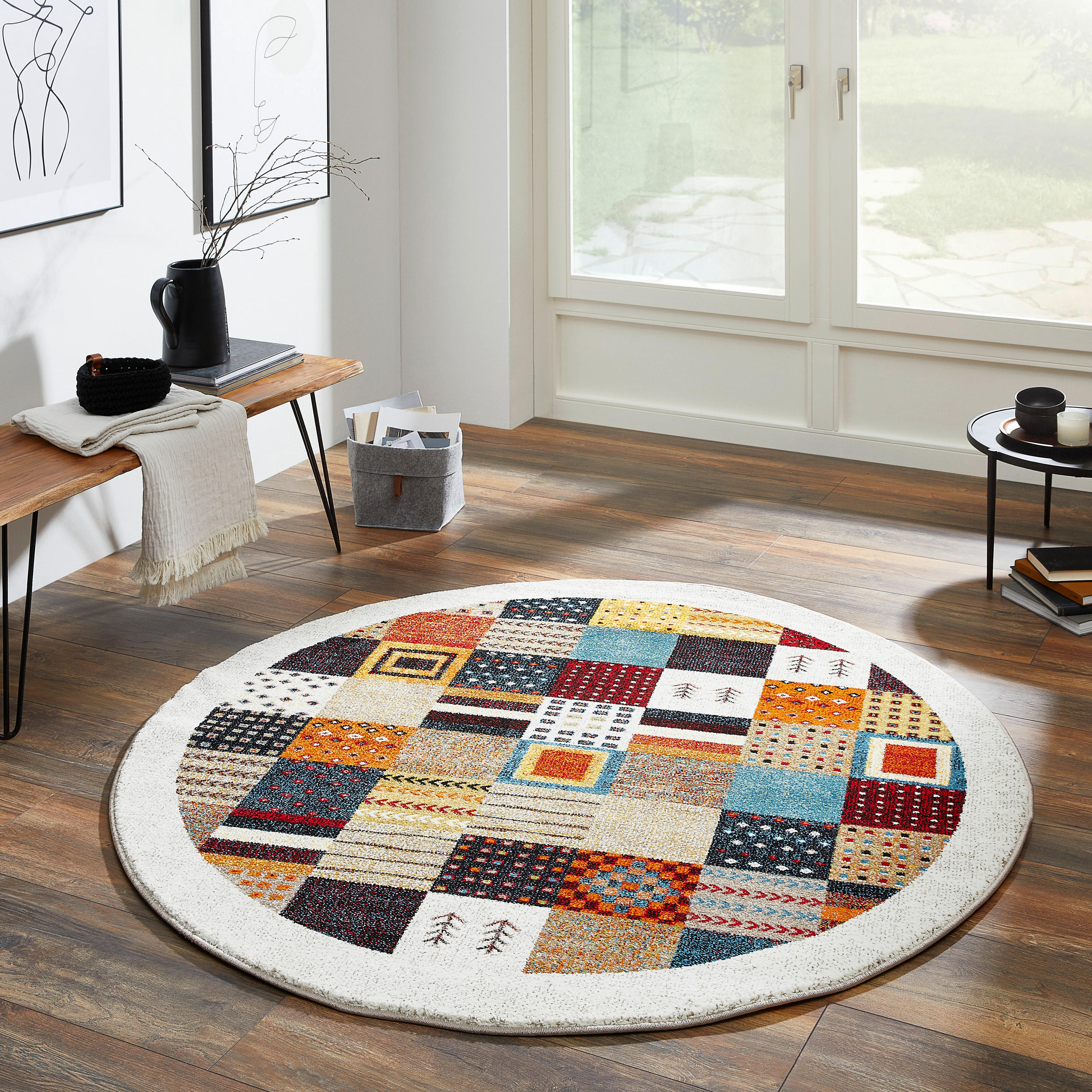 WEBTEPPICH Cassandra 160 cm Cassandra  - Multicolor, Lifestyle, Textil (160cm) - Novel