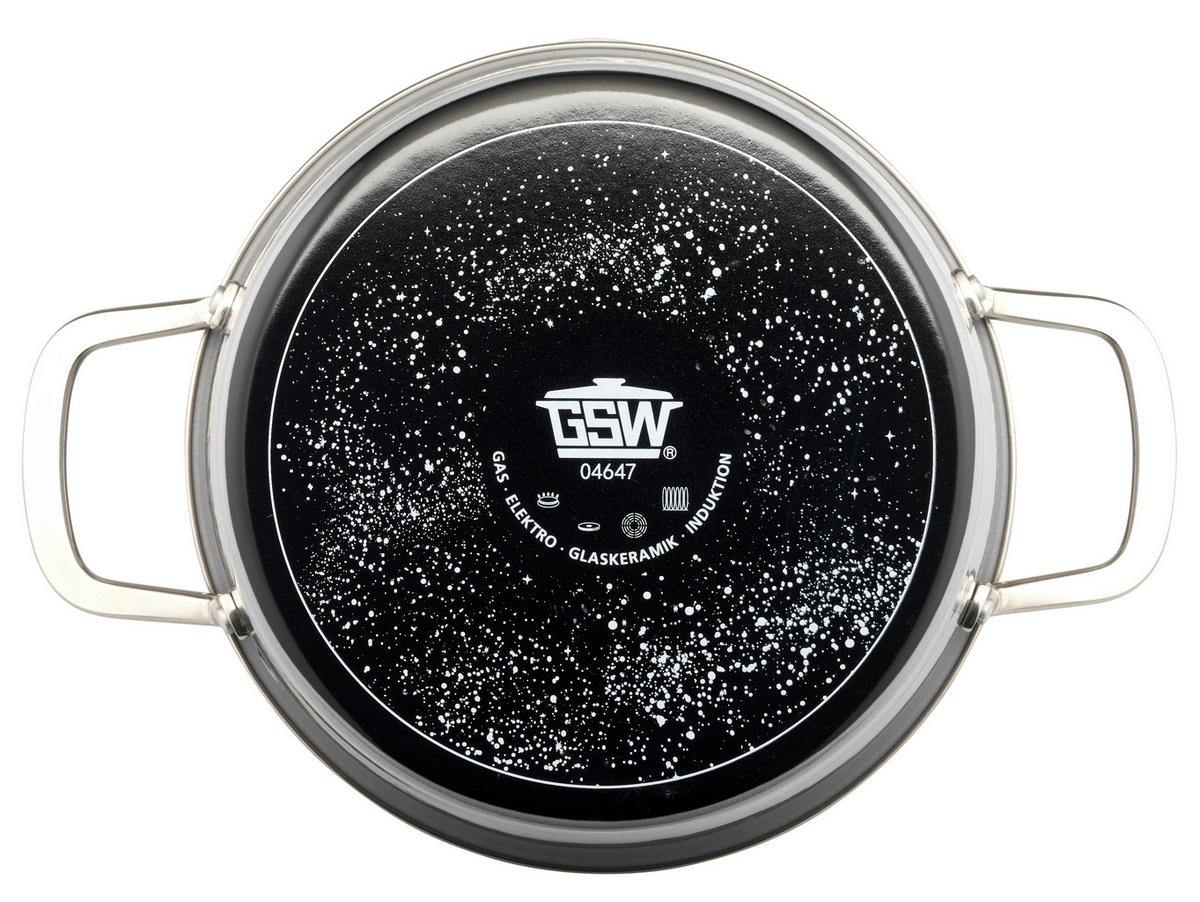 KOCHTOPFSET STRATOS 4-teilig  - Hellgrau, Basics, Metall - GSW