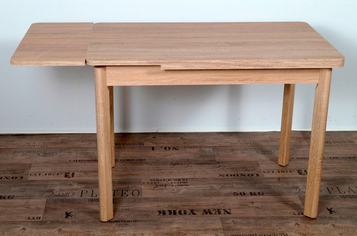 ESSTISCH Sonoma Eiche rechteckig  ausziehbar  - Sonoma Eiche, KONVENTIONELL, Holzwerkstoff (105/68/75cm) - MID.YOU