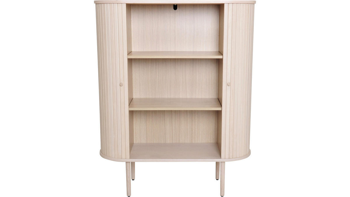 SIDEBOARD 100/123/40 cm  - vit/ekfärgad, Design, trä (100/123/40cm) - Best Price