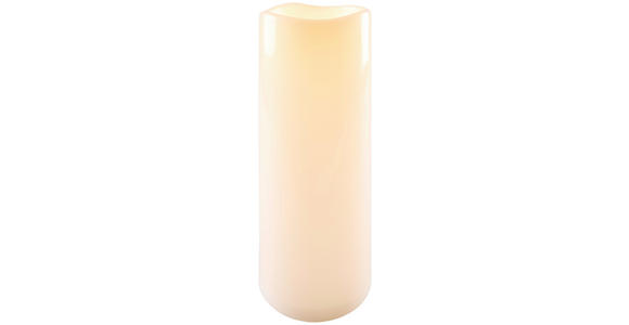 LED-KERZE 12,5/30,5 cm - Creme, Basics, Kunststoff (12,5/30,5cm) - Ambia Home