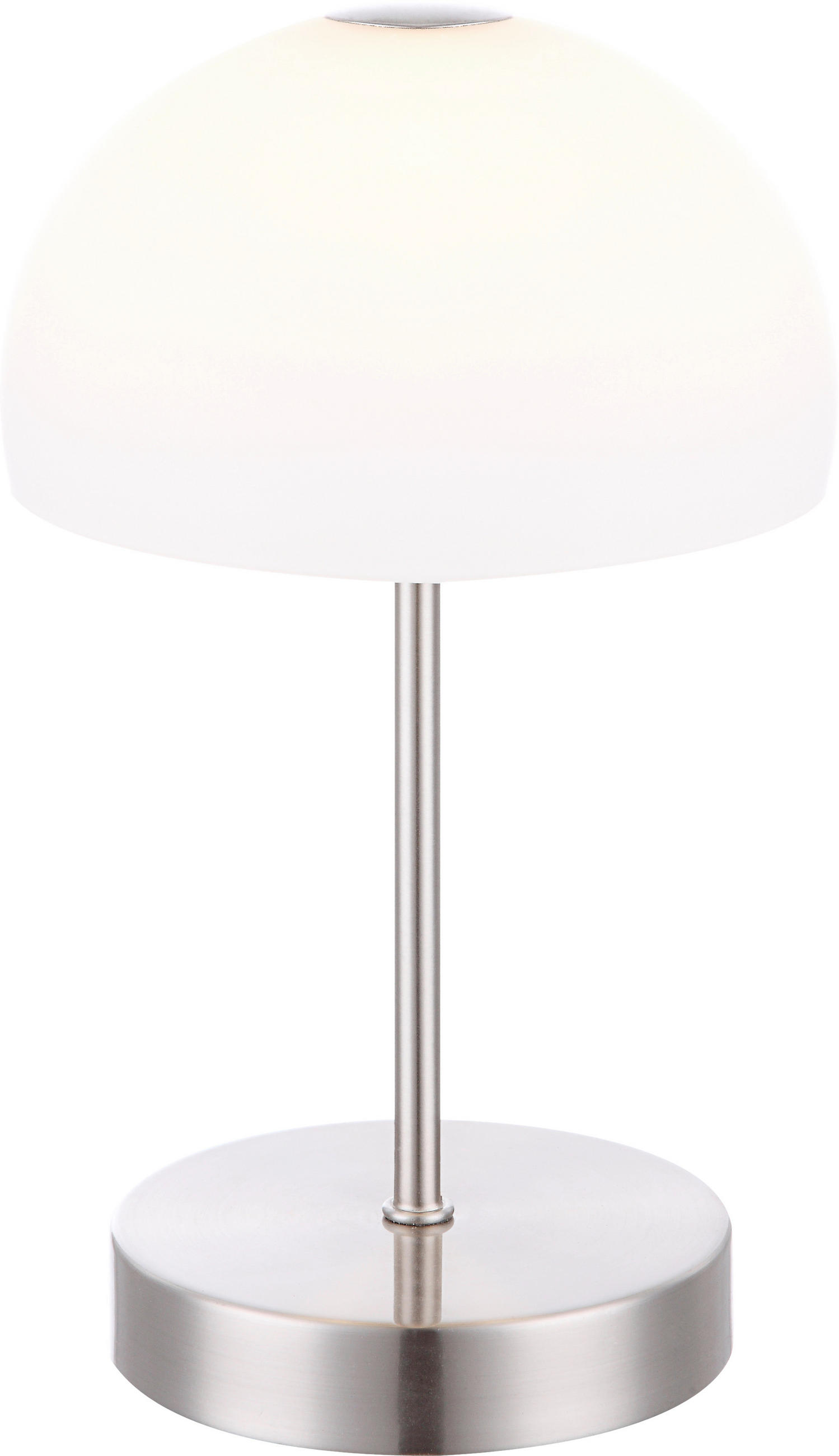 TISCHLEUCHTE Tolos 15/27 cm   - Opal, Design, Glas/Metall (15/27cm) - Globo