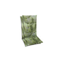 SESSELAUFLAGENSET Blätter  - Grau/Grün, KONVENTIONELL, Textil (48/5/108cm)