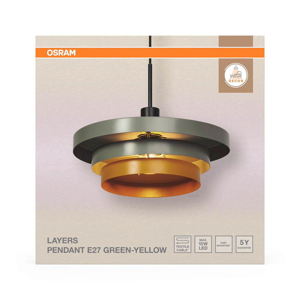 HÄNGELEUCHTE 40/136 cm  - Basics, Metall (40/136cm) - Osram