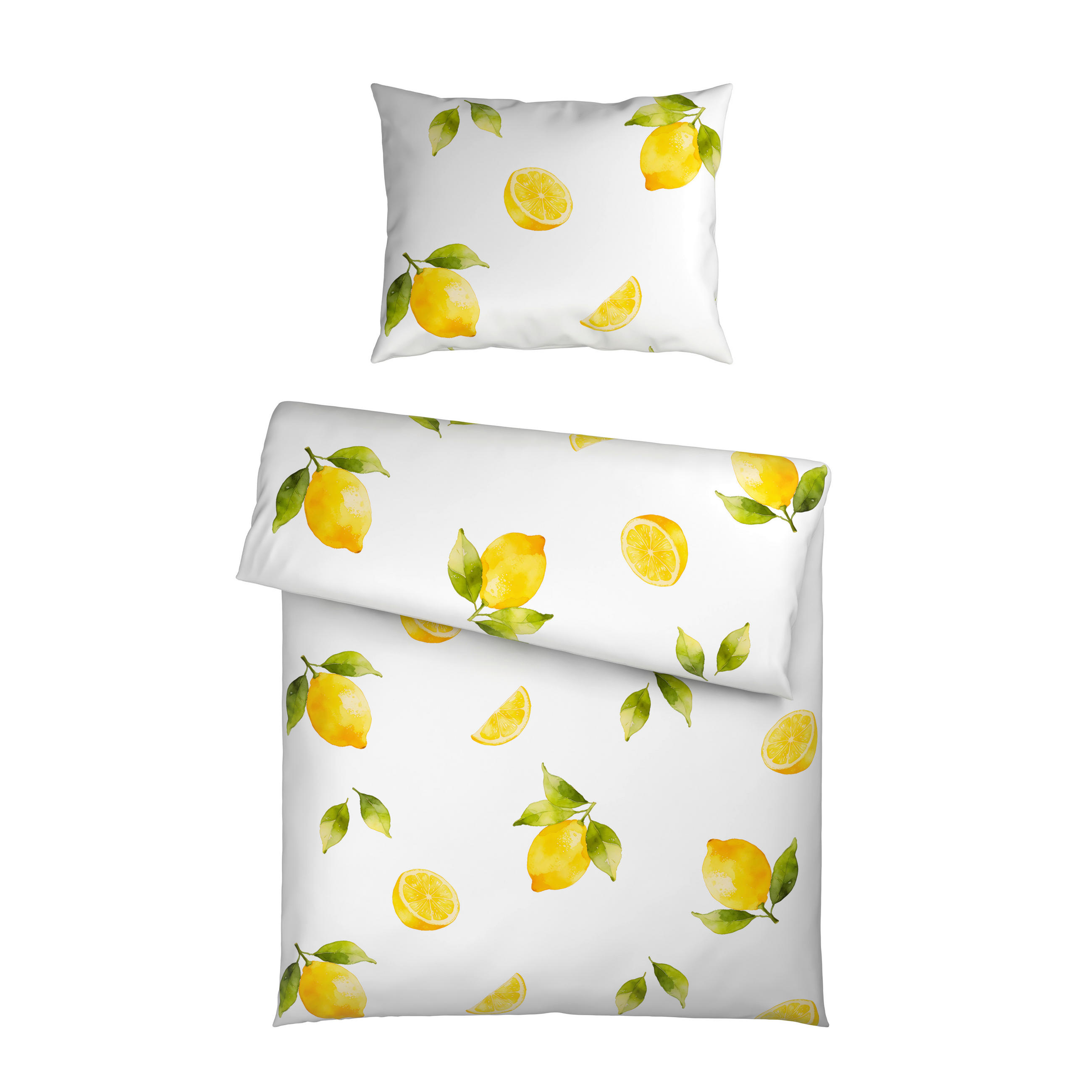 BETTWÄSCHE Satin 140/200 cm  - Gelb, Trend, Textil (140/200cm) - Esposa