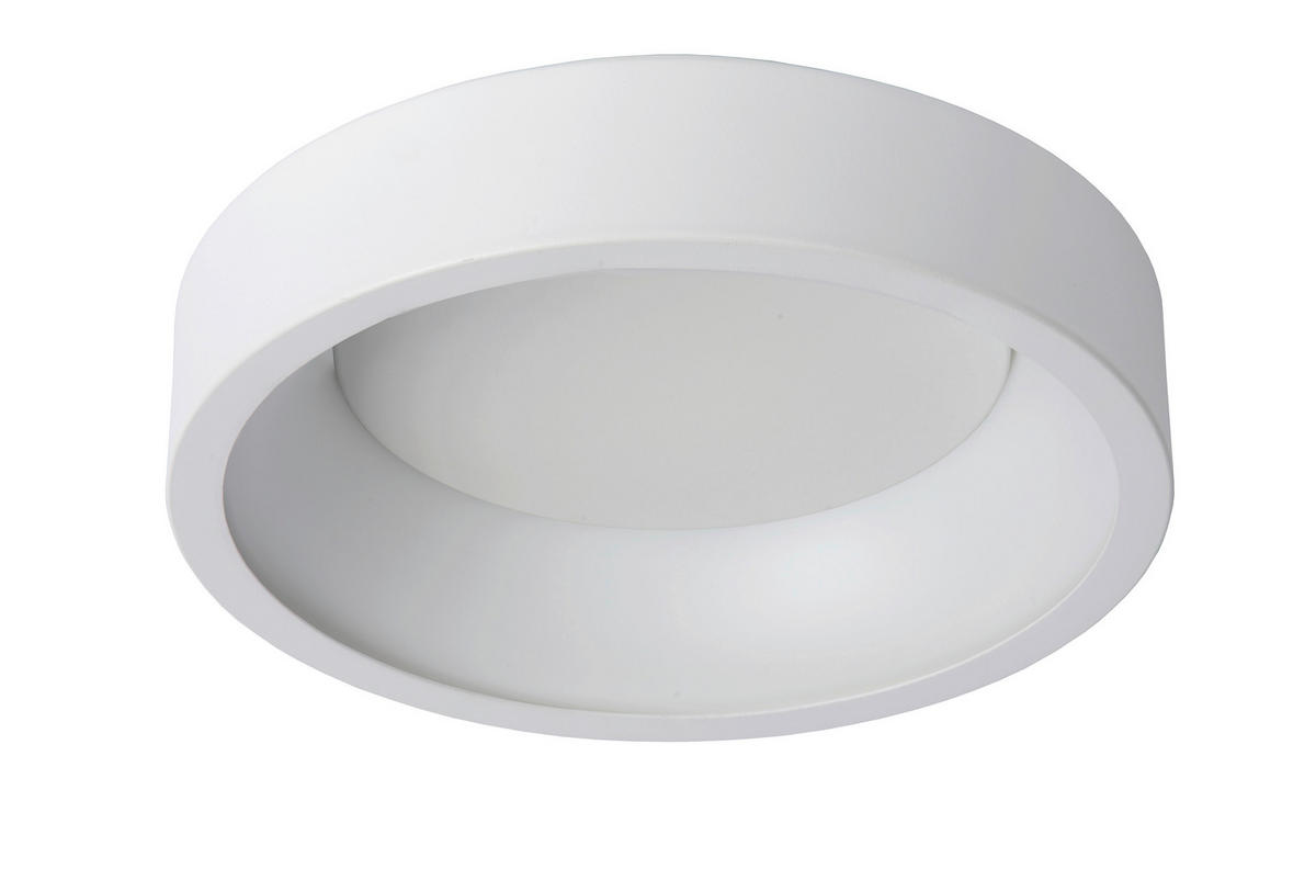 LED-DECKENLEUCHTE 20 W    30/30/8 cm  - Weiss, Modern, Metall (30/30/8cm) - Lucide