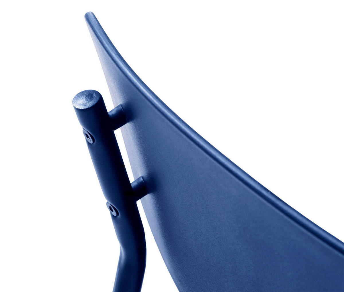 STUHL-SET 4 Stück  in matt  - Blau, MODERN, Kunststoff/Metall (43,5/79/61cm) - Livetastic