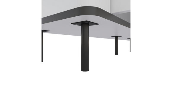 SIDEBOARD  in 136,8/82/35,2 cm  - Schwarz/Weiß, MODERN, Holzwerkstoff/Kunststoff (136,8/82/35,2cm) - Carryhome