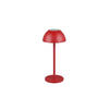 AKKU-TISCHLEUCHTE Ricardo 13,5/30 cm  - Rot, Trend, Kunststoff (13,5/30cm)