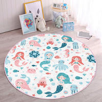 KINDERTEPPICH  Wohnzimmer 180/180 cm Multicolor rund  - Multicolor, Basics, Textil (180/180cm)