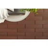 TERRASSENDIELE Braun 8 Stück  - Braun, Basics, Kunststoff (59,2/13,4/3,3cm) - Ambia Garden
