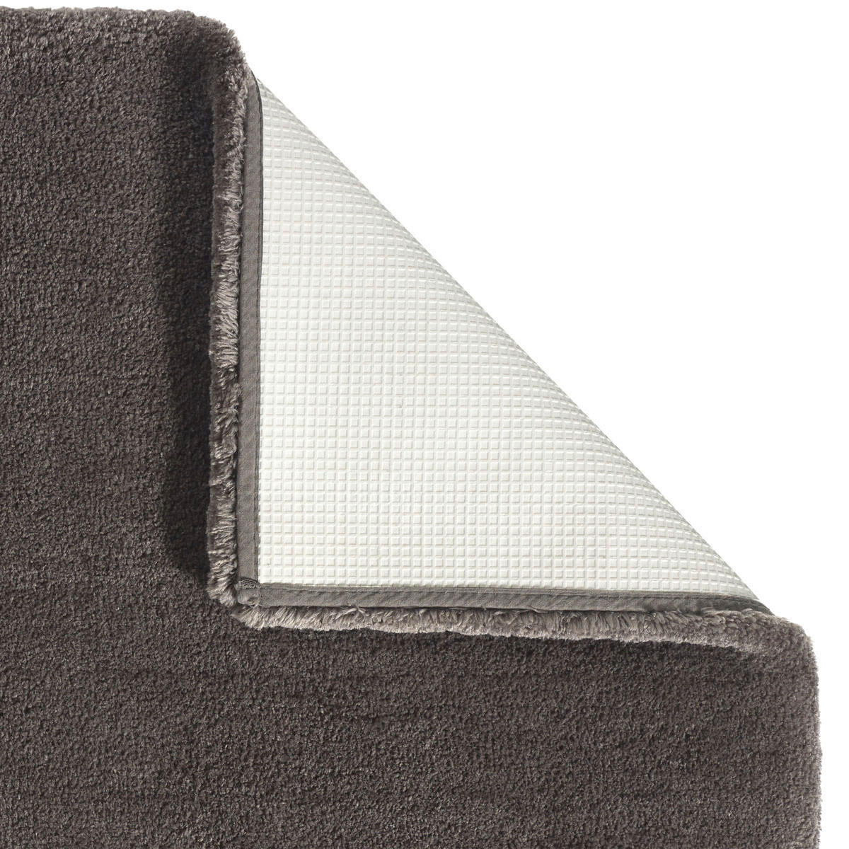 BADTEPPICH Dunkelgrau 120/70 cm  - Dunkelgrau, Basics, Kunststoff/Textil (120/70cm) - Aquanova