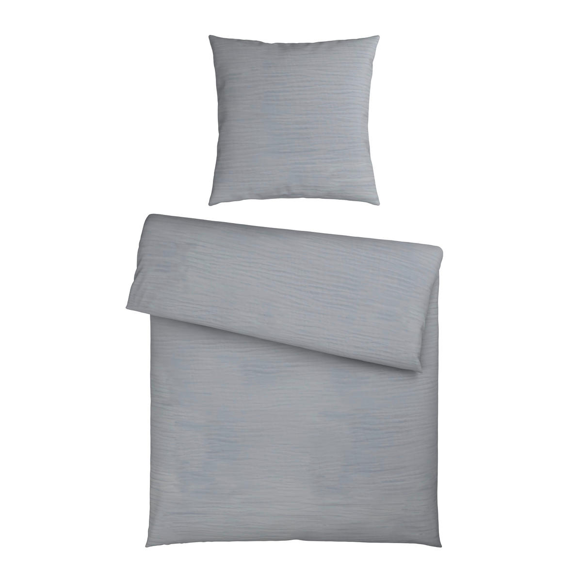 BETTWÄSCHE Musselin 135/200 cm  - Silberfarben, Textil (135/200cm) - Novel