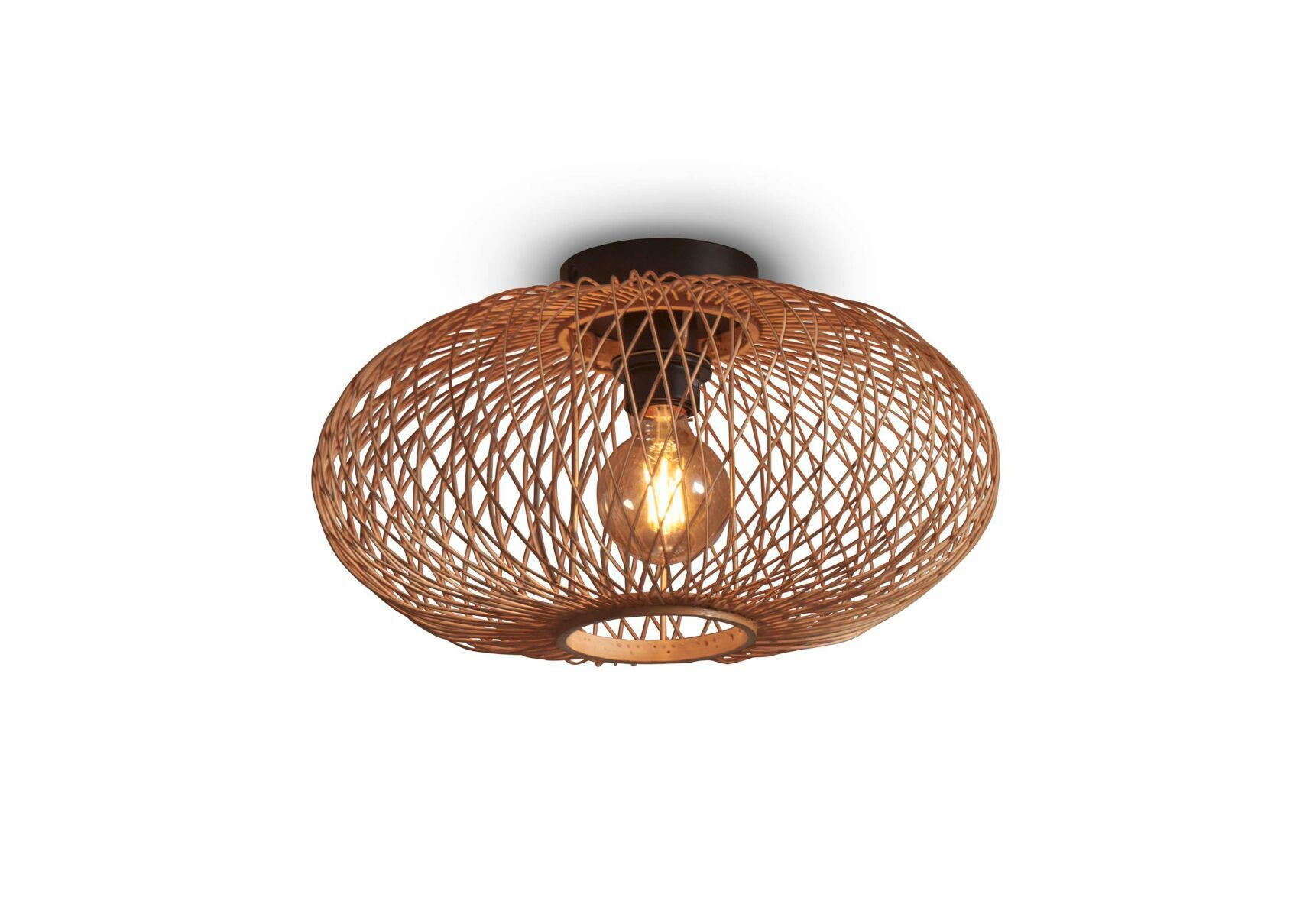 DECKENLEUCHTE GOOD&MOJO 40/20 cm - Naturfarben, Trend (40/20cm) - Good & Mojo