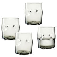 TRINKGLAS 300 ml 4-teilig  - Grau, Basics, Glas (7,5/9/7,5cm) - Leonardo
