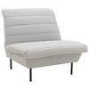 SESSEL Flachgewebe Silberfarben    - Silberfarben/Schwarz, Design, Textil/Metall (92/92/103cm) - LOOKS by W.Joop