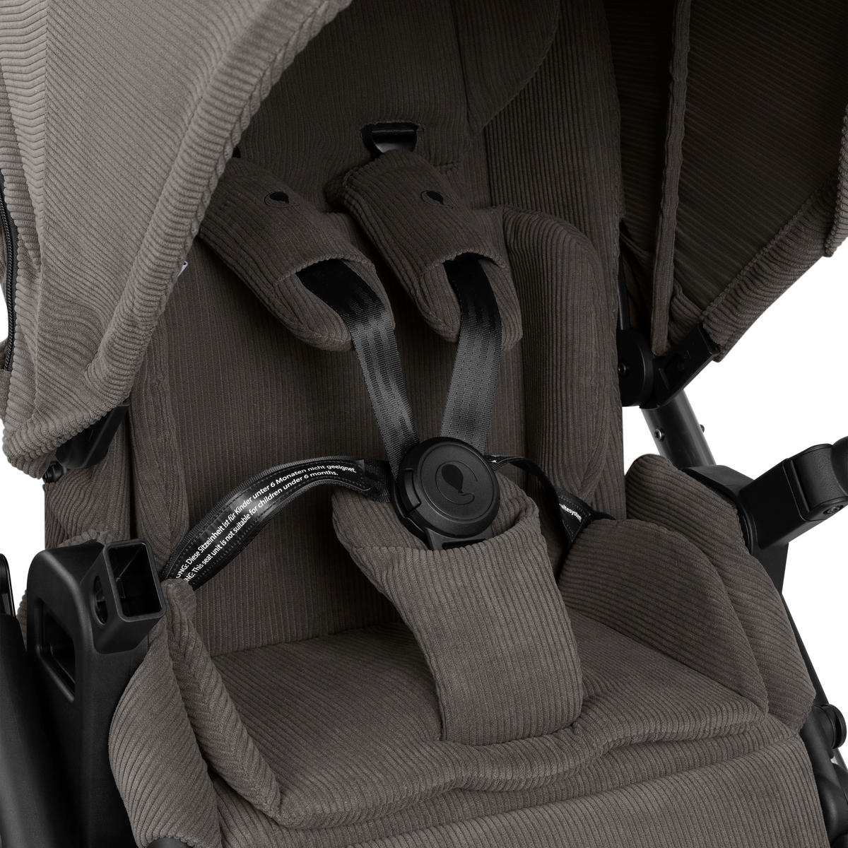 KINDERWAGEN  Samba 2  Almond  - Platinfarben/Grau, Basics, Metall (60/108/88cm) - ABC Design