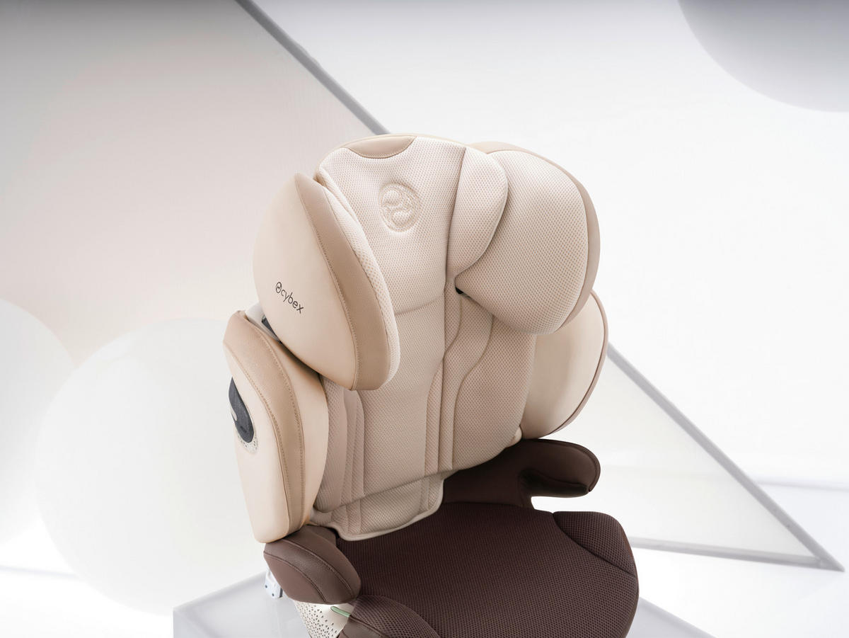 KINDERAUTOSITZ Solution S Style Amber Brown  - Hellbraun, Basics, Kunststoff/Textil (42/49,5/61cm) - cybex PLATINUM