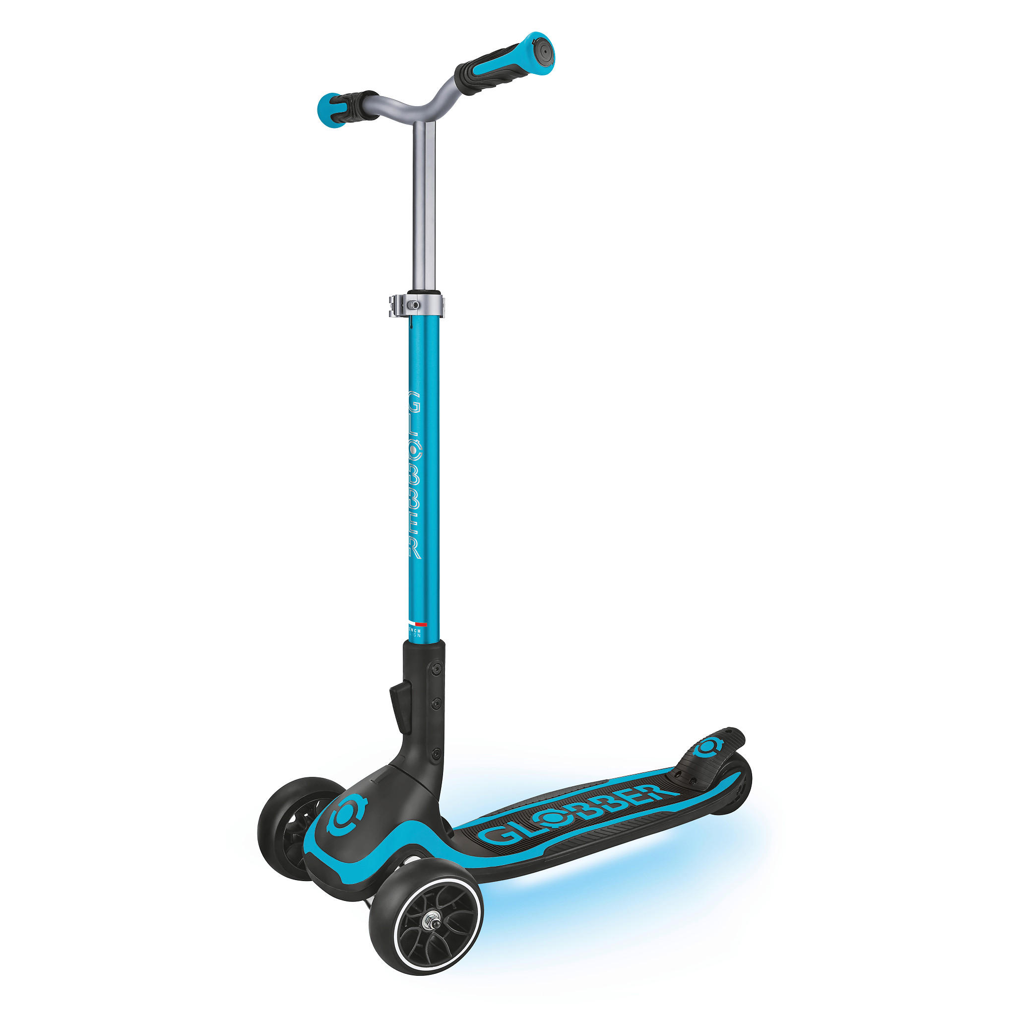 KINDERSCOOTER ULTIMUM LIGHTS  - Blau, Basics, Kunststoff/Metall (63/39.5/101cm) - GLOBBER