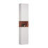 HOCHSCHRANK 35/175/20,8 cm - Eichefarben/Weiß, Design, Glas/Holz (35/175/20,8cm) - Novel HOCHSCHRANK 35/175/20,8 cm - Eichefarben/Weiß, Design, Glas/Holz (35/175/20,8cm) - Novel