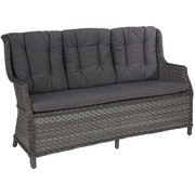 GARTENBANK in Grau - Grau, LIFESTYLE, Kunststoff/Textil (165/97/71cm) - Ambia Garden