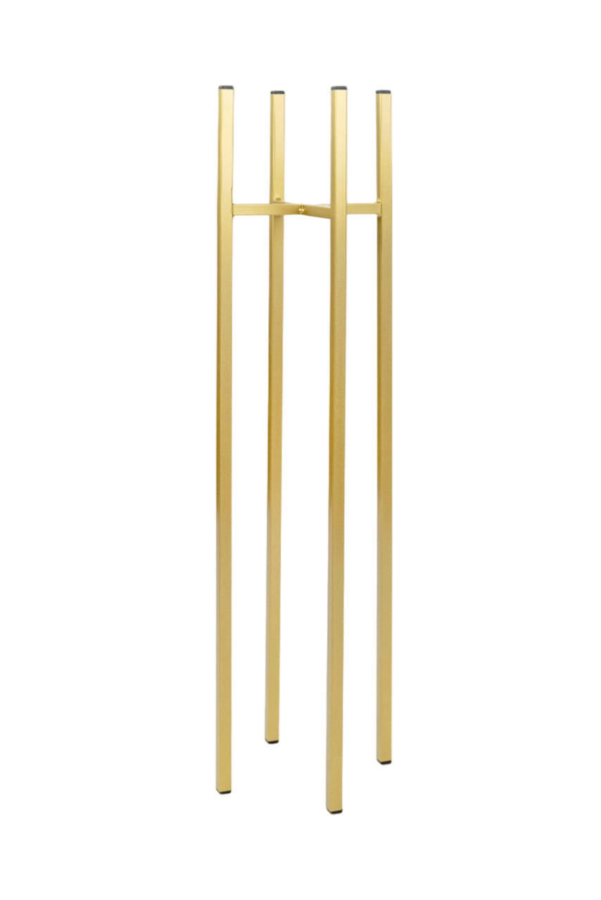 BLUMENSTÄNDER Metall  - Goldfarben, Basics, Metall (28/75/28cm)