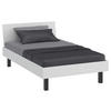 BETT Primolar 120/200 cm Weiß  - Schwarz/Weiß, Design, Metall (120/200cm) - Xora