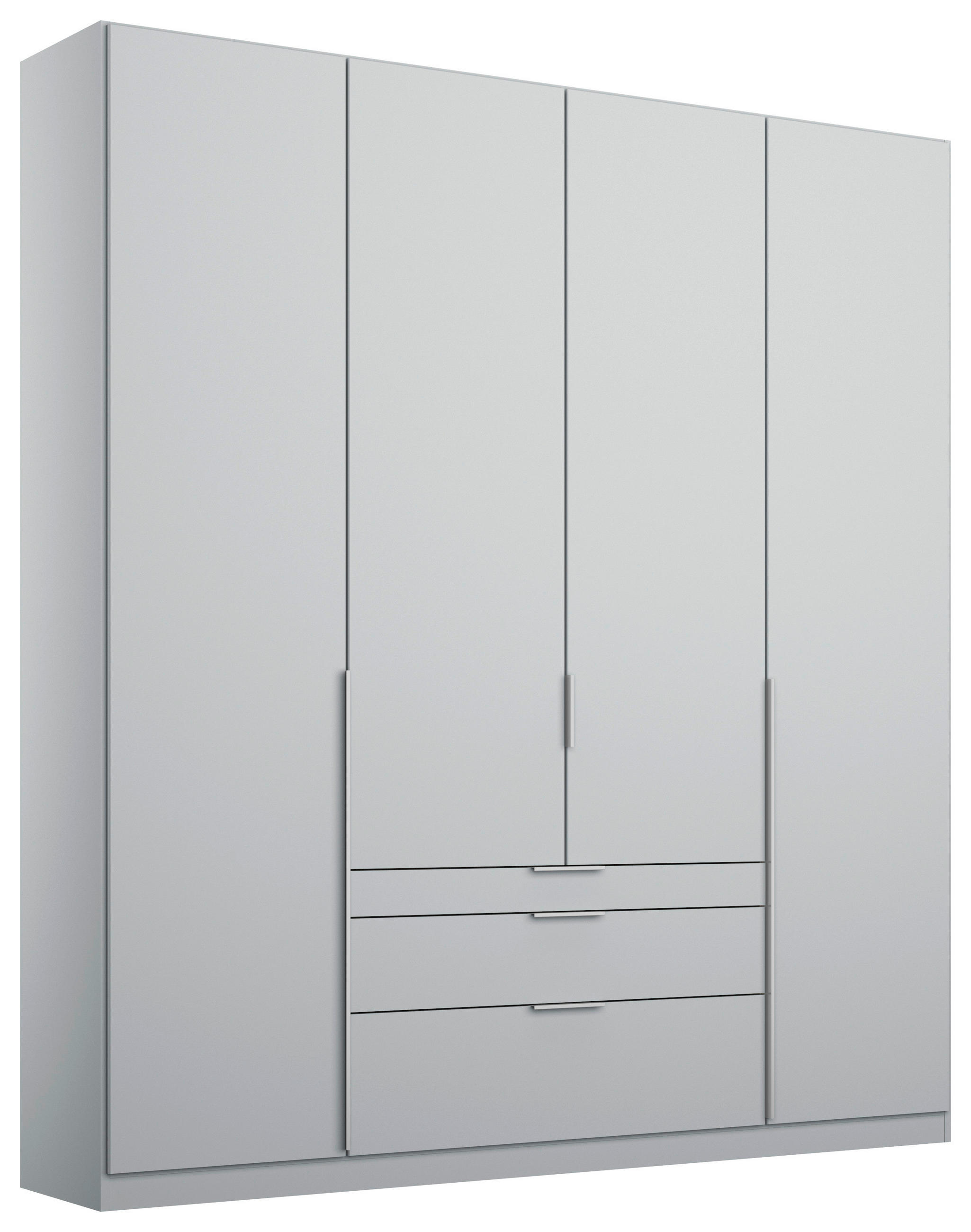 Drehtürenschrank mit Laden 181 cm Alabama Hellgrau
