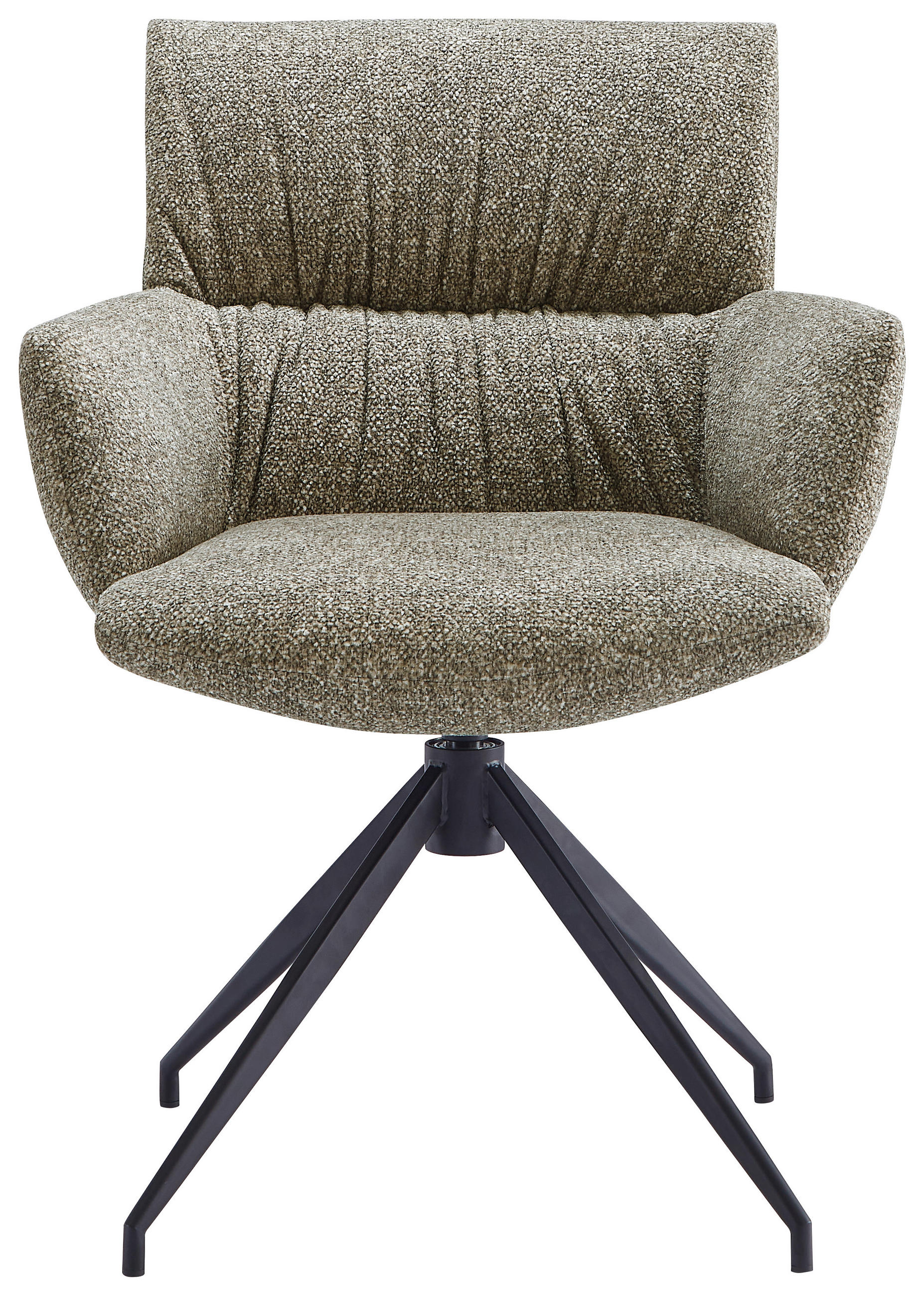 KAROSSZÉK cappuccino - fekete/cappuccino, Design, textil/fém (64/86/63cm) - Dieter Knoll