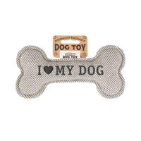 HUNDESPIELZEUG - Grau, Trend, Textil (20/4/10cm)