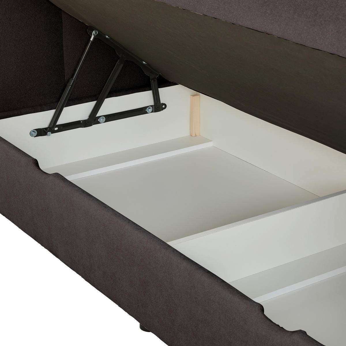 BOXBETT 160/200 cm  in Anthrazit  - Anthrazit/Schwarz, Design, Holz/Kunststoff (160/200cm) - Moderano