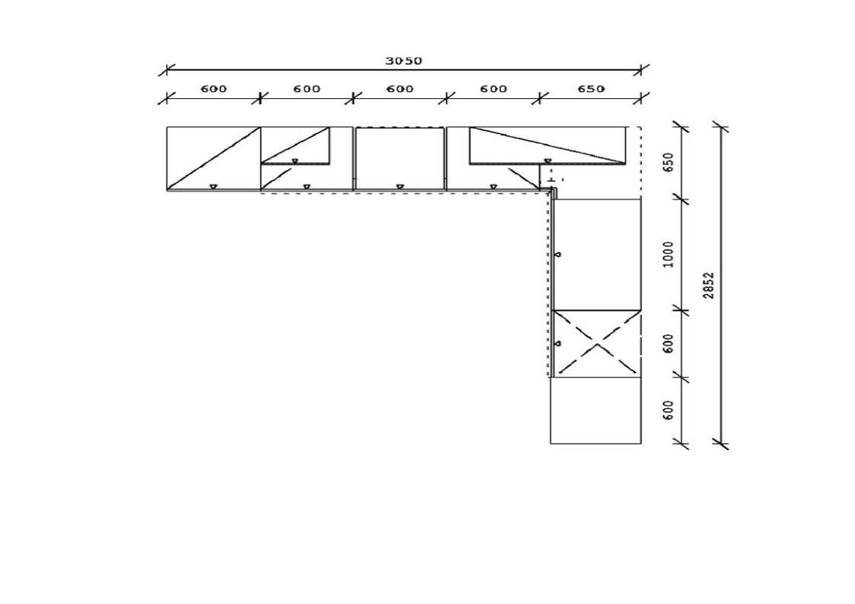 ECKKÜCHE 305/285 cm  in Grün, Eichefarben  - Edelstahlfarben/Eichefarben, Basics, Holzwerkstoff/Metall (305/285cm) - Venda