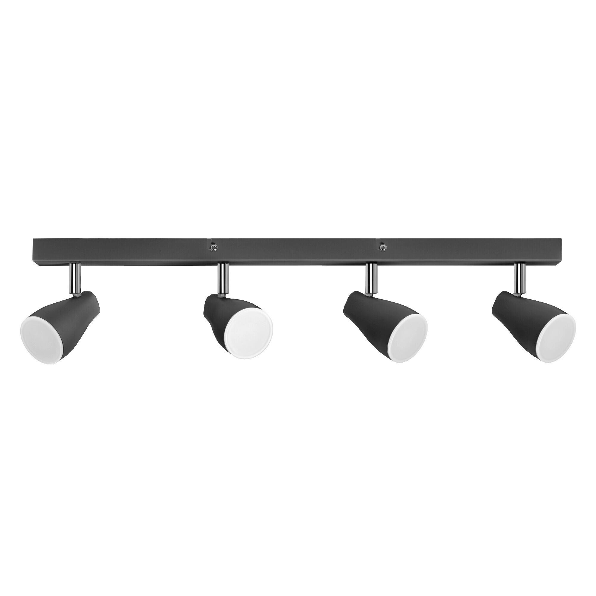 LED-STRAHLER 61,4/6/13,1 cm   - Schwarz, Basics, Kunststoff/Metall (61,4/6/13,1cm) - Osram