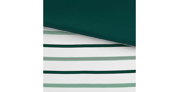 WENDEBETTWÄSCHE Satin 140/200 cm  - Grün, KONVENTIONELL, Textil (140/200cm) - Novel